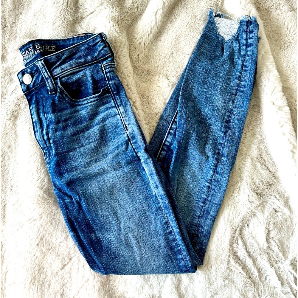 AEO cropped skinny leggings